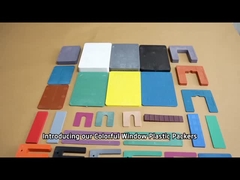 سفارشی کیفیت خوب U شکل پلاستیکی بسته بندی شیم برای پنجره کف و درب