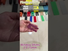 بسته بندی پنجره پلاستیکی 5 میلیمتر 20 میلیمتر 1.5x75 میلیمتر