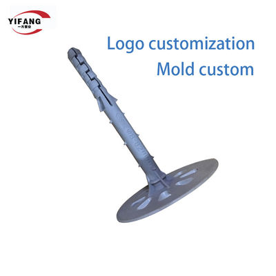 میخ های تخته عایق 55 میلی متری حفظ حرارت با واشر پلاستیکی