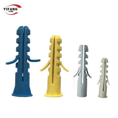 پیچ انبساط پلاستیکی نایلونی PP 6 میلی متری 8 میلی متری برای دیوار توخالی و جامد