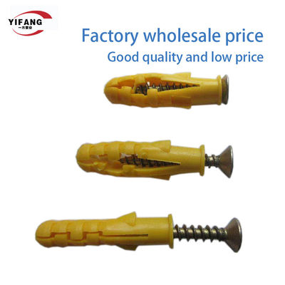 پیچ های گسترش دهنده 6x30mm 8x40mm اتصال دهنده های بتن پلاستیکی حفاظت از محیط زیست