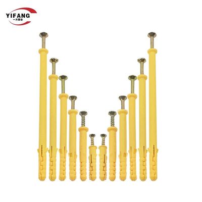 لنگرهای پیچ آجری بادوام، دوشاخه دیوار توخالی پلاستیکی سر متقابل